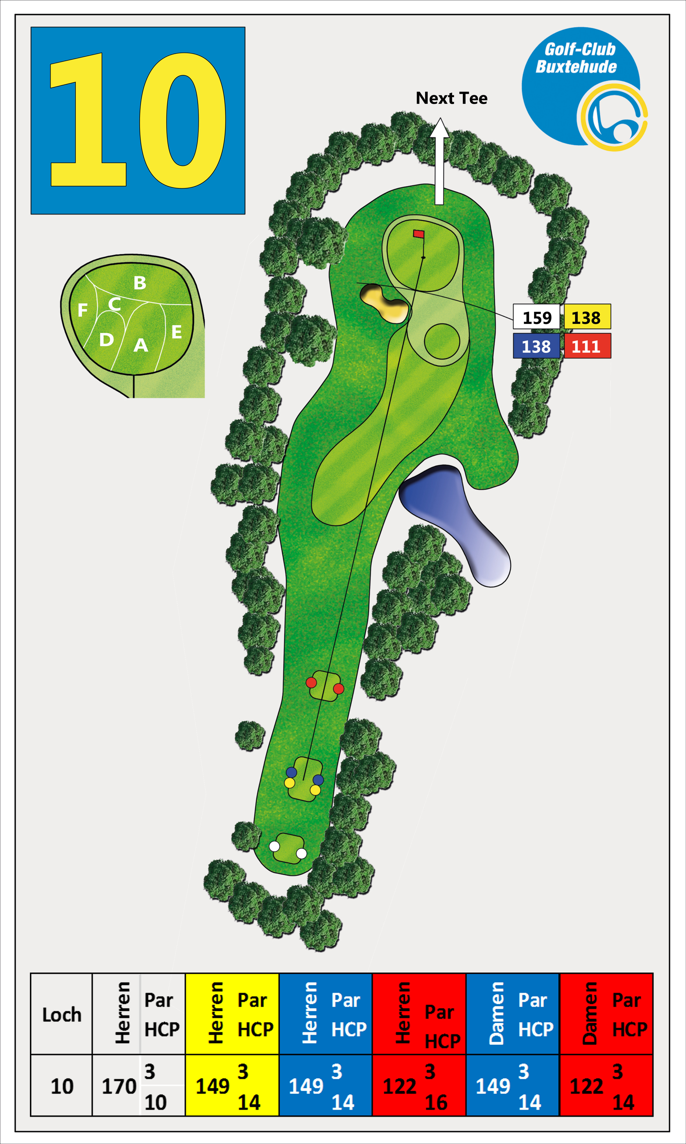 Golf-Club Buxtehude: Spielbahn 10