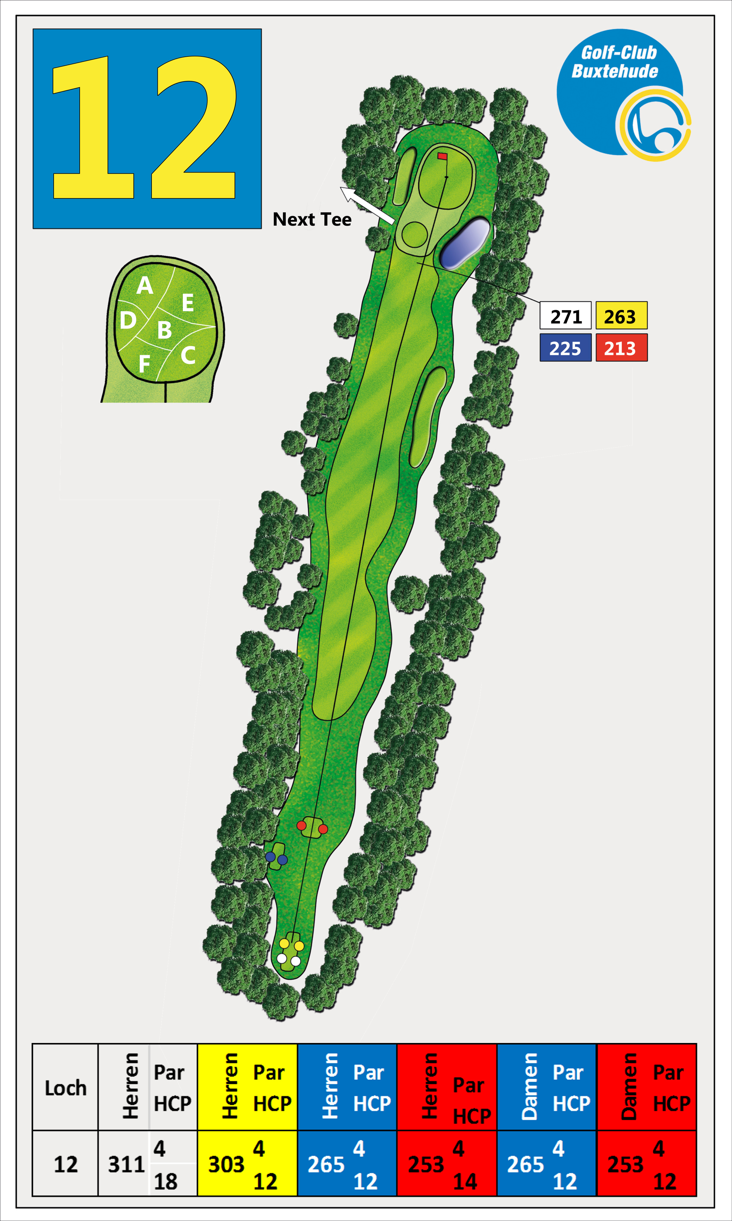 Golf-Club Buxtehude: Spielbahn 12