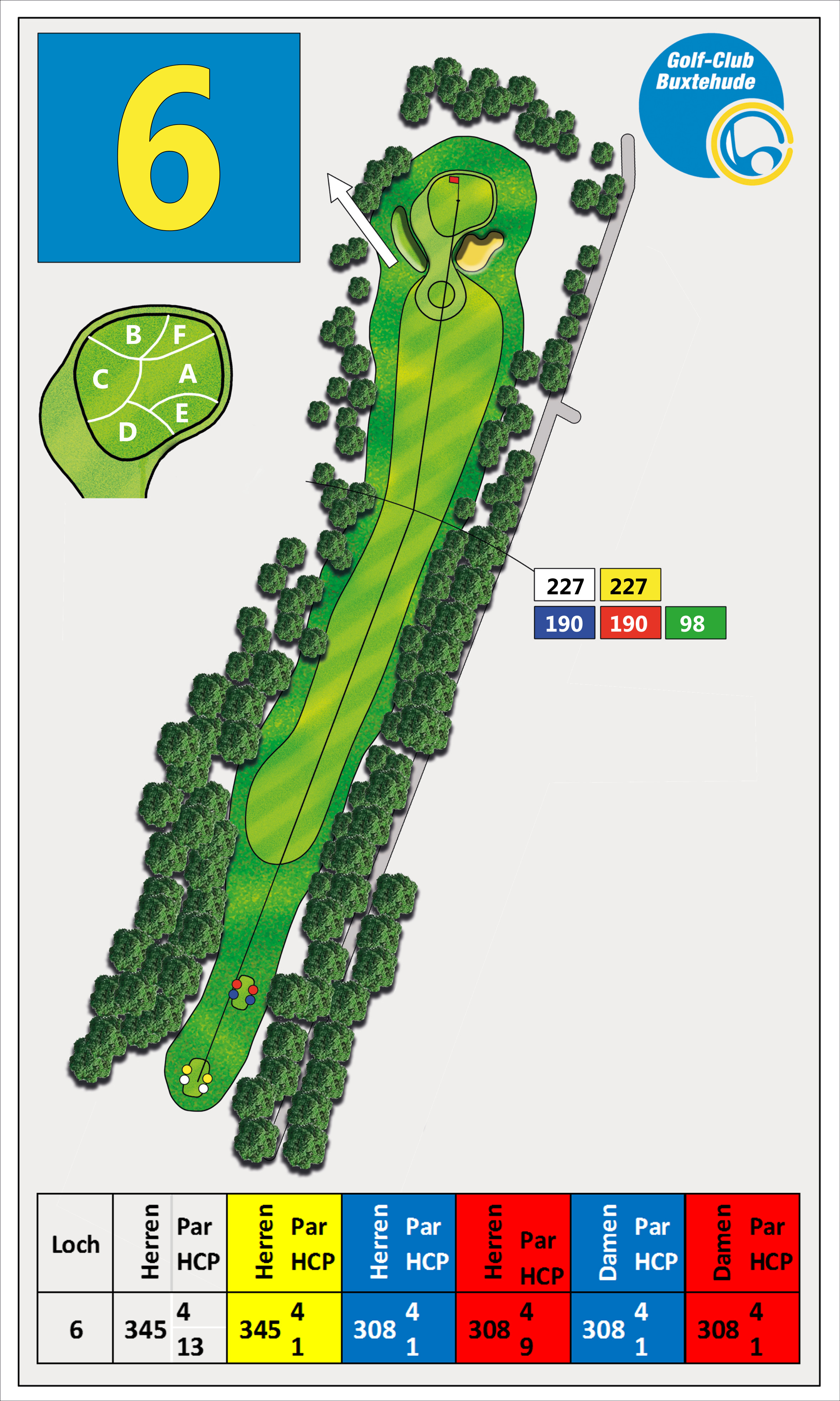 Golf-Club Buxtehude: Spielbahn 6