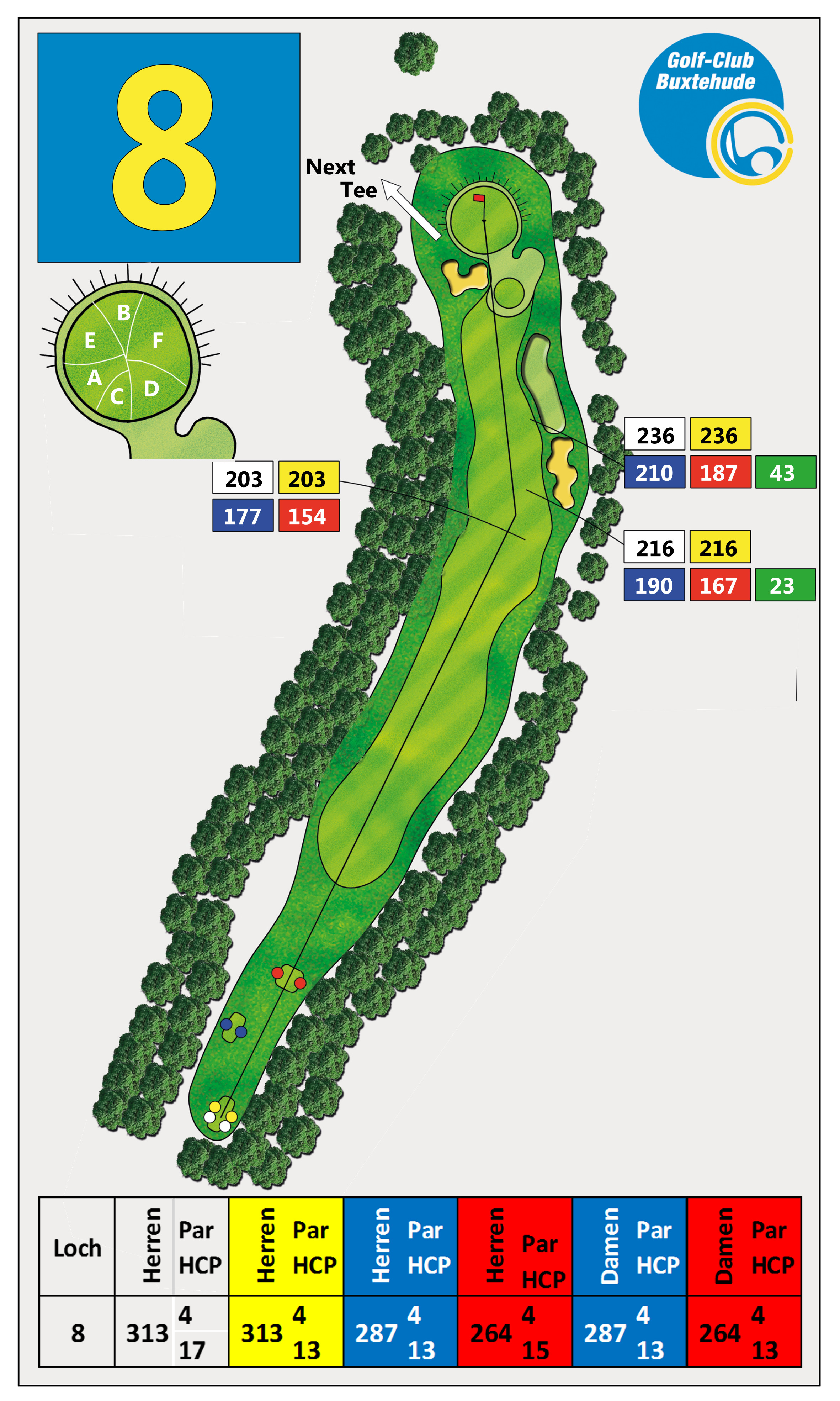 Golf-Club Buxtehude: Spielbahn 8